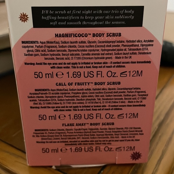 Soap & Glory Bath & Body Soap Glory That Scrubbing Feeling Set Of Three Body Scrubs New